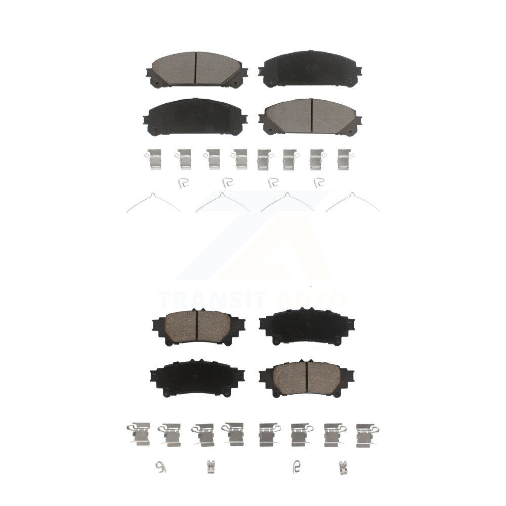 Kit de plaquettes de frein en céramique avant et arrière, pour Toyota Sienna Highlander Lexus RX350 RX450