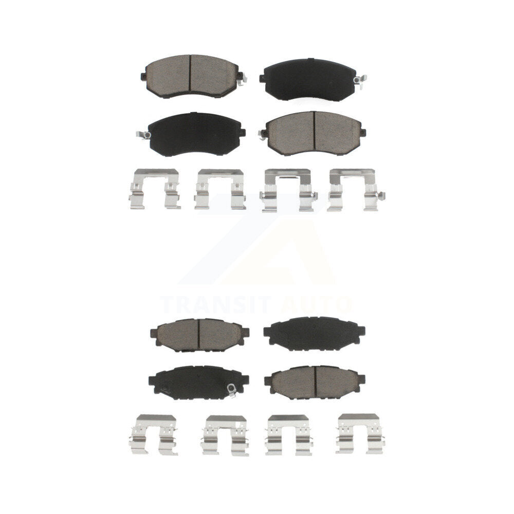 Kit de plaquettes de frein en céramique avant et arrière, pour Subaru Forester Impreza XV Crosstrek Legac