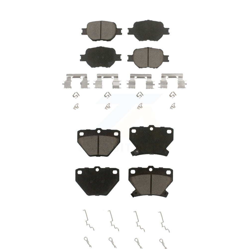 Kit de plaquettes de frein en céramique avant et arrière, pour Toyota Celica KCX-100400
