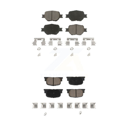 Kit de plaquettes de frein en céramique avant et arrière pour Scion tC 2005-2010 KCX-100401