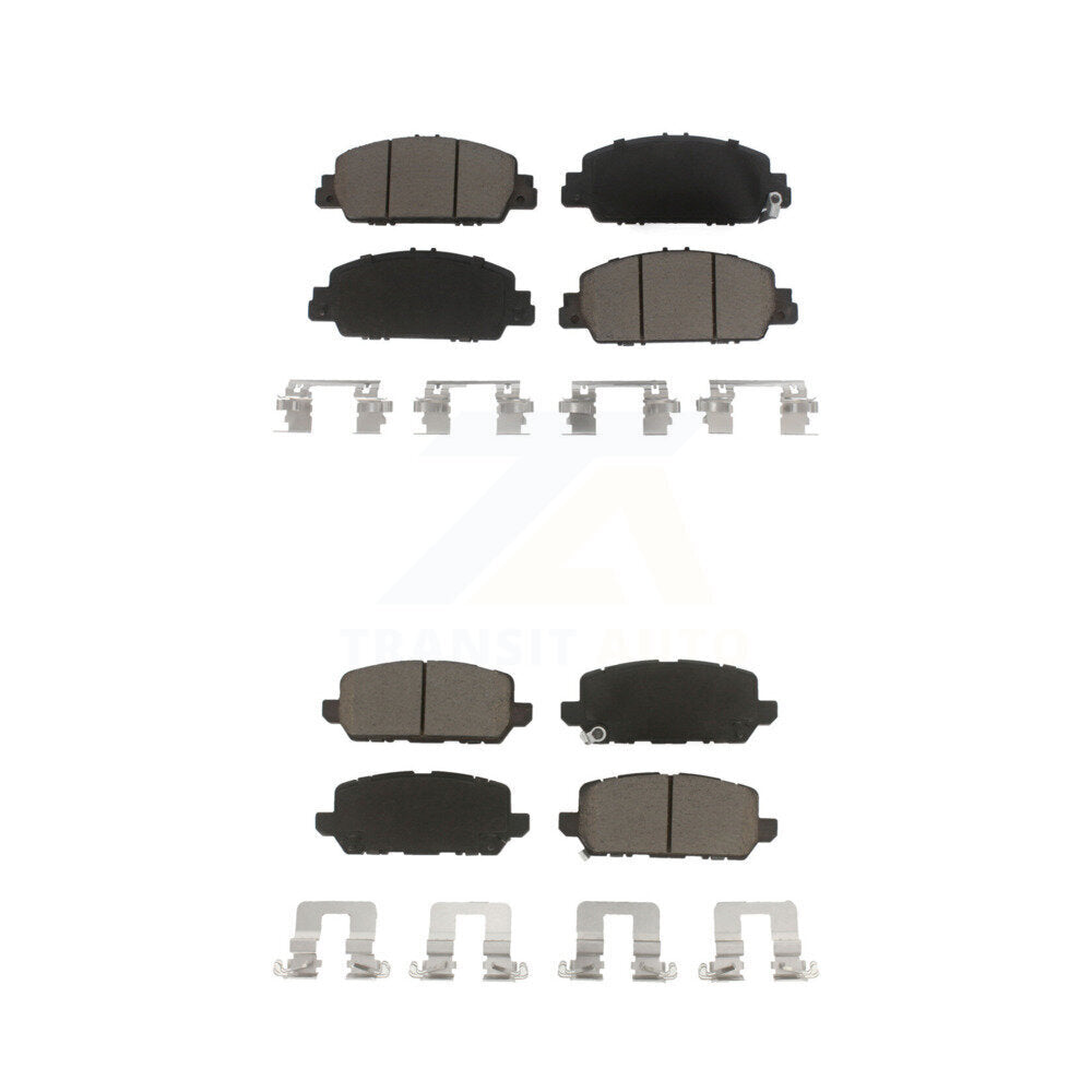 Kit de plaquettes de frein en céramique avant et arrière pour Honda HR-V 2016 – 2022 KCX-100403