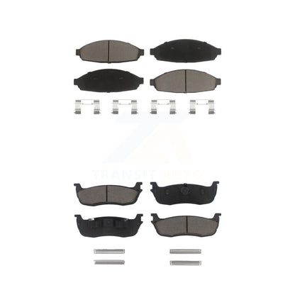 Kit de plaquettes de frein en céramique avant et arrière, pour limousine Lincoln Town Car 2003 – 2010
