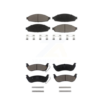 Kit de plaquettes de frein en céramique avant et arrière, pour Ford Crown Victoria Lincoln Town Car Gran