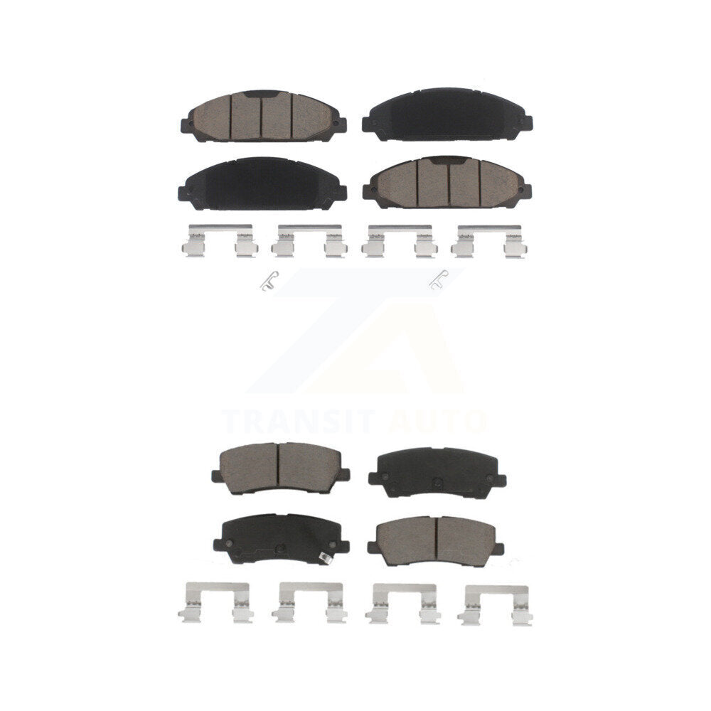 Kit de plaquettes de frein en céramique avant et arrière, pour Ford Mustang V6 avec 3,7 l KCX-100418
