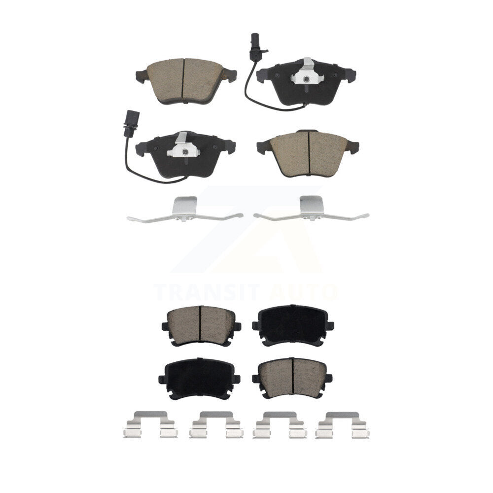 Kit de plaquettes de frein en céramique avant et arrière, pour Audi A6 Quattro S4 KCX-100419