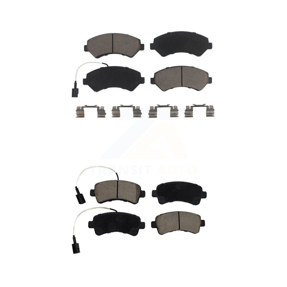 Kit de plaquettes de frein en céramique avant et arrière, pour Ram ProMaster 2014 2020 2500 3500 1500
