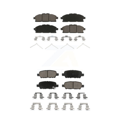 Kit de plaquettes de frein en céramique avant et arrière pour Nissan Quest 2011-2017 KCX-100428