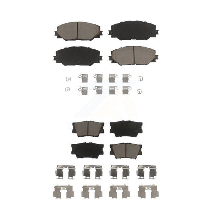 Kit de plaquettes de frein en céramique avant et arrière, pour Toyota RAV4 Matrix Pontiac Vibe KCX-10042
