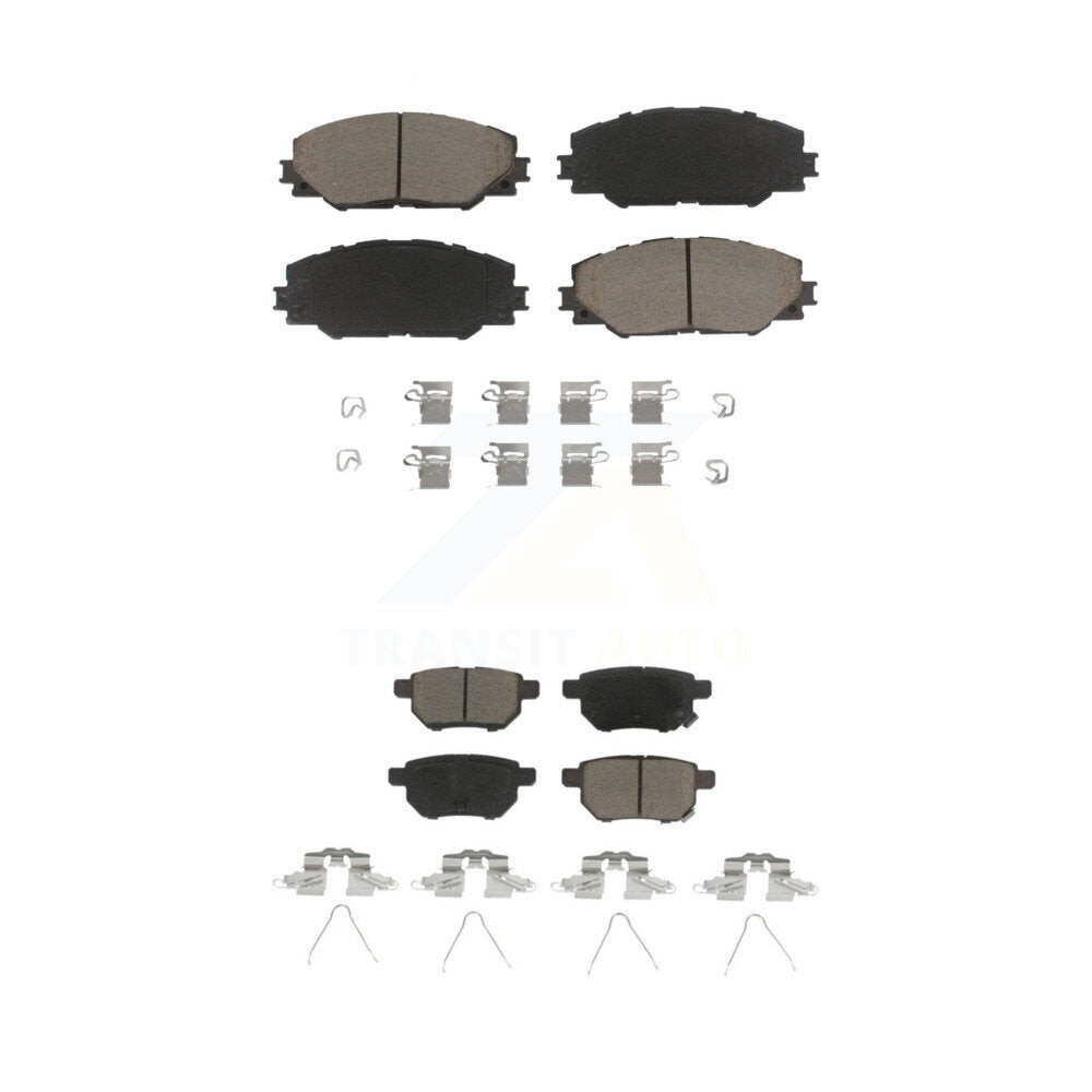 Kit de plaquettes de frein en céramique avant et arrière, pour Toyota Matrix Pontiac Vibe Scion Corolla i