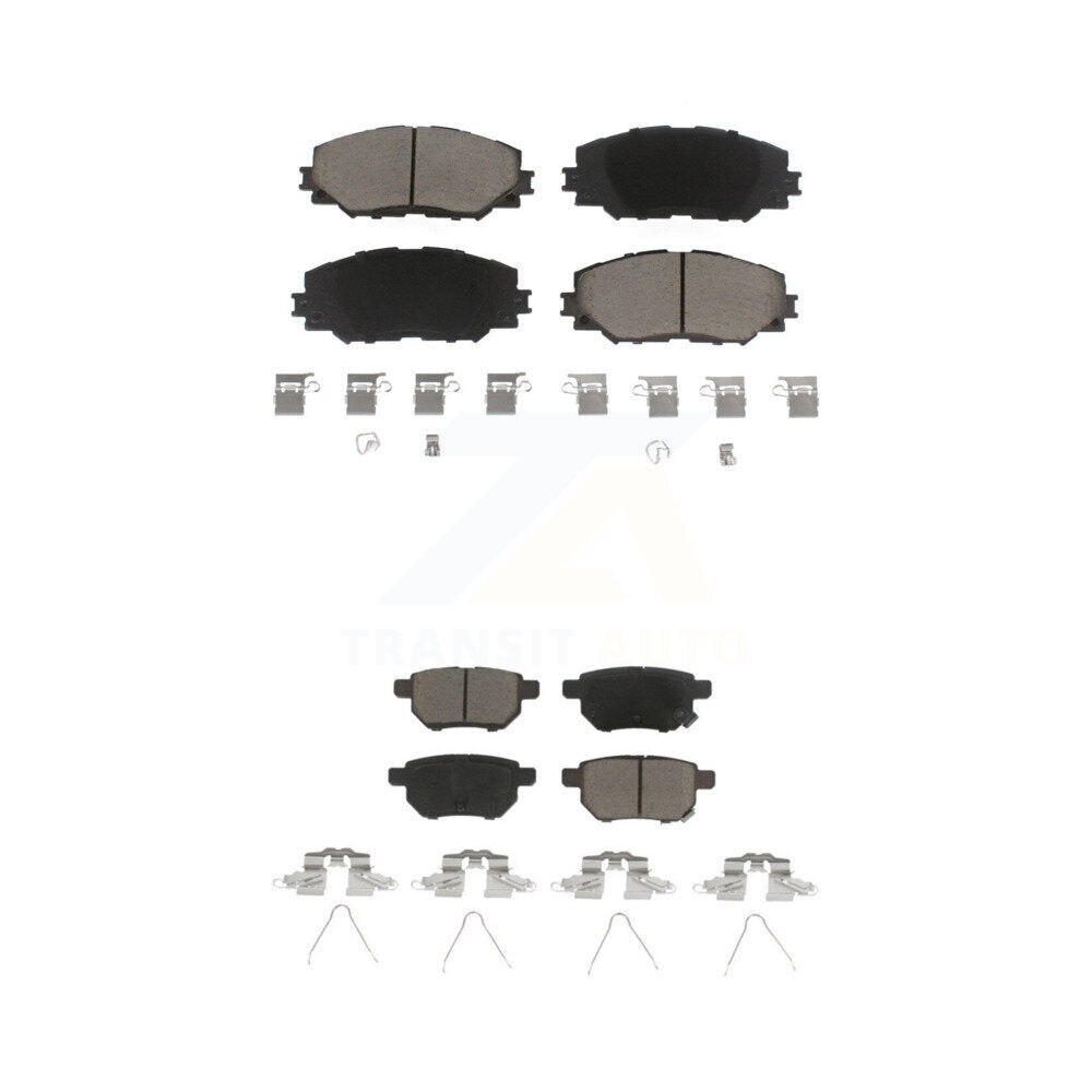 Kit de plaquettes de frein en céramique avant et arrière, pour Toyota Corolla Matrix Pontiac Vibe Scion x