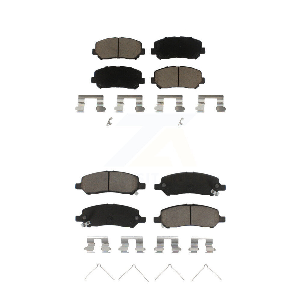 Kit de plaquettes de frein en céramique avant et arrière, pour Dodge Dart 2013 – 2016 KCX-100436