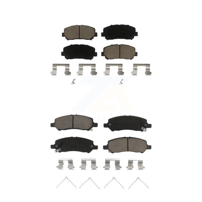 Kit de plaquettes de frein en céramique avant et arrière, pour Dodge Dart 2013 – 2016 KCX-100436