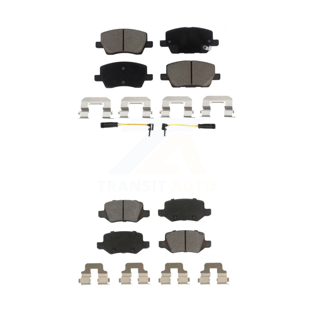Kit de plaquettes de frein en céramique avant et arrière, pour Mercedes-Benz B200 2006 – 2011 KCX-100438