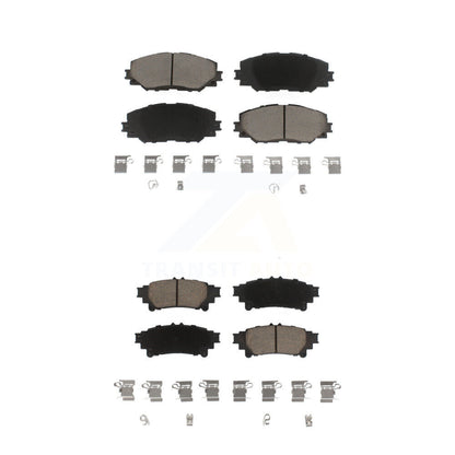 Kit de plaquettes de frein en céramique avant et arrière, pour Toyota Prius V 2012 – 2018 KCX-100439