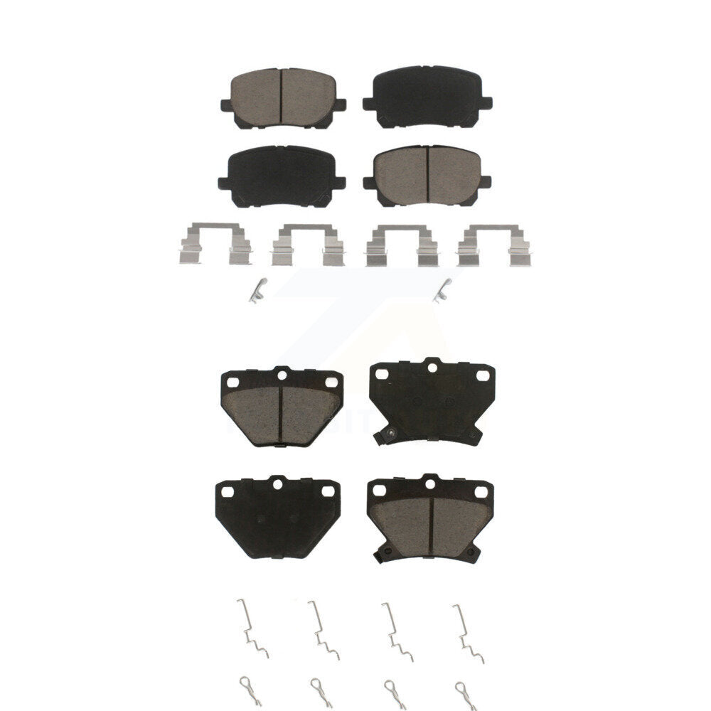 Kit de plaquettes de frein en céramique avant et arrière, pour Toyota Corolla Matrix Pontiac Vibe