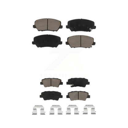Kit de plaquettes de frein en céramique avant et arrière, pour Kia Forte Forte5 2017 – 2018 KCX-100442