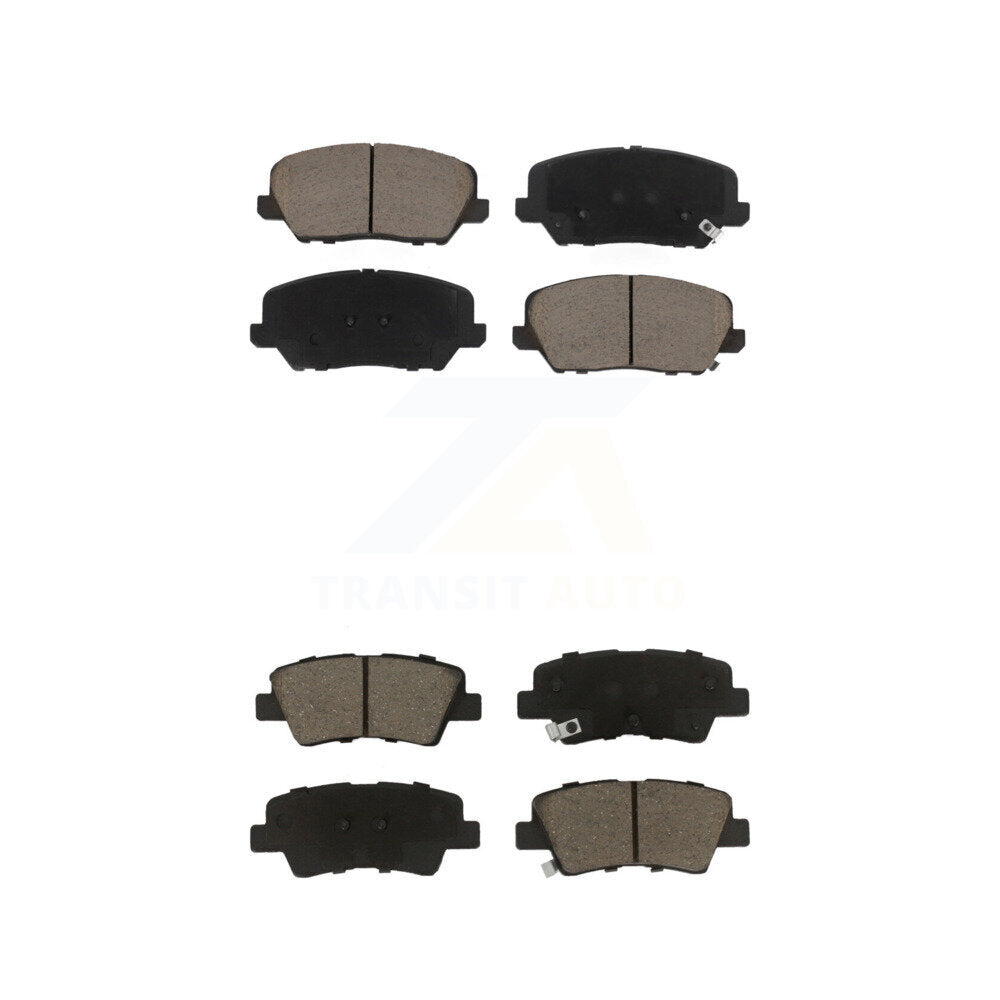 Kit de plaquettes de frein en céramique avant et arrière, pour Hyundai Veloster turbocompressé 2016 – 2017