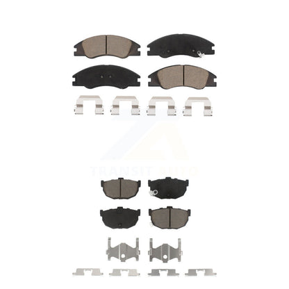 Kit de plaquettes de frein en céramique avant et arrière, pour Kia Spectra Spectra5 KCX-100445