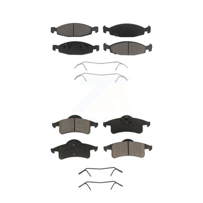 Kit de plaquettes de frein en céramique avant et arrière, pour Jeep Grand Cherokee KCX-100446