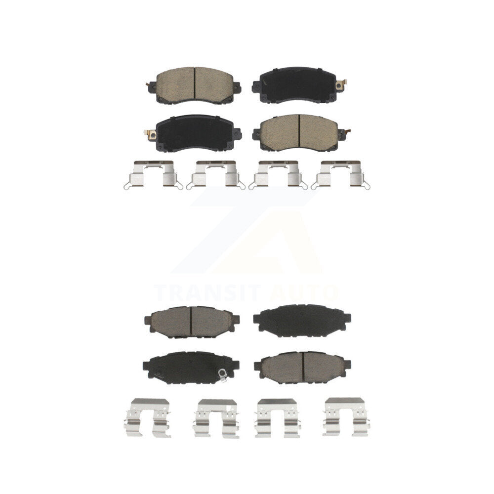 Kit de plaquettes de frein en céramique avant et arrière, pour Subaru Crosstrek Impreza KCX-100452