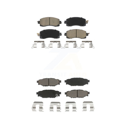 Kit de plaquettes de frein en céramique avant et arrière, pour Subaru Crosstrek Impreza KCX-100452