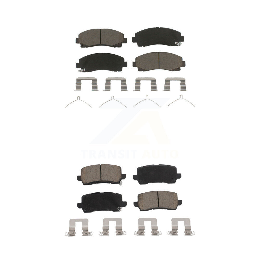 Kit de plaquettes de frein en céramique avant et arrière pour Acura TLX 2015-2020 KCX-100455