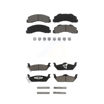 Kit de plaquettes de frein en céramique avant et arrière pour Ford F-150 2010-2011 KCX-100459