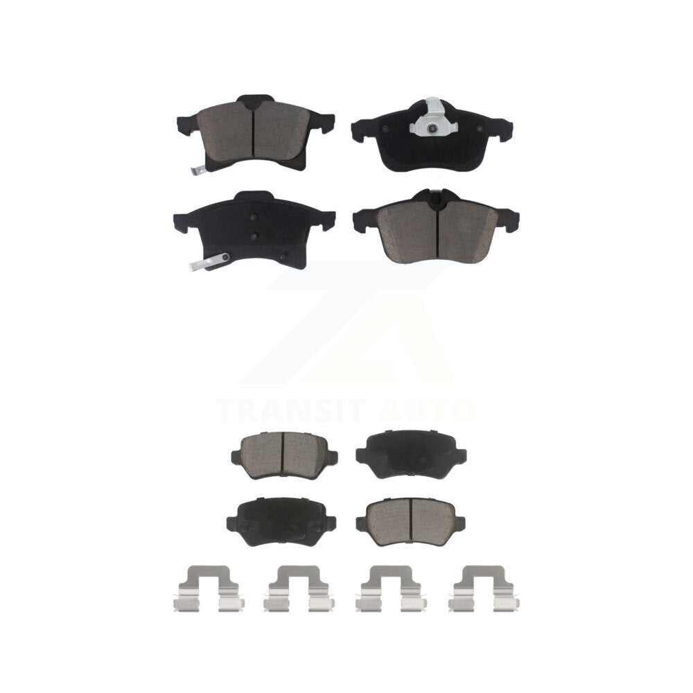 Kit de plaquettes de frein en céramique avant et arrière, pour Saturn Astra 2008 – 2009 KCX-100467