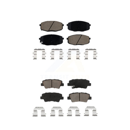 Kit de plaquettes de frein en céramique avant et arrière pour Kia Soul 2014-2016 KCX-100470