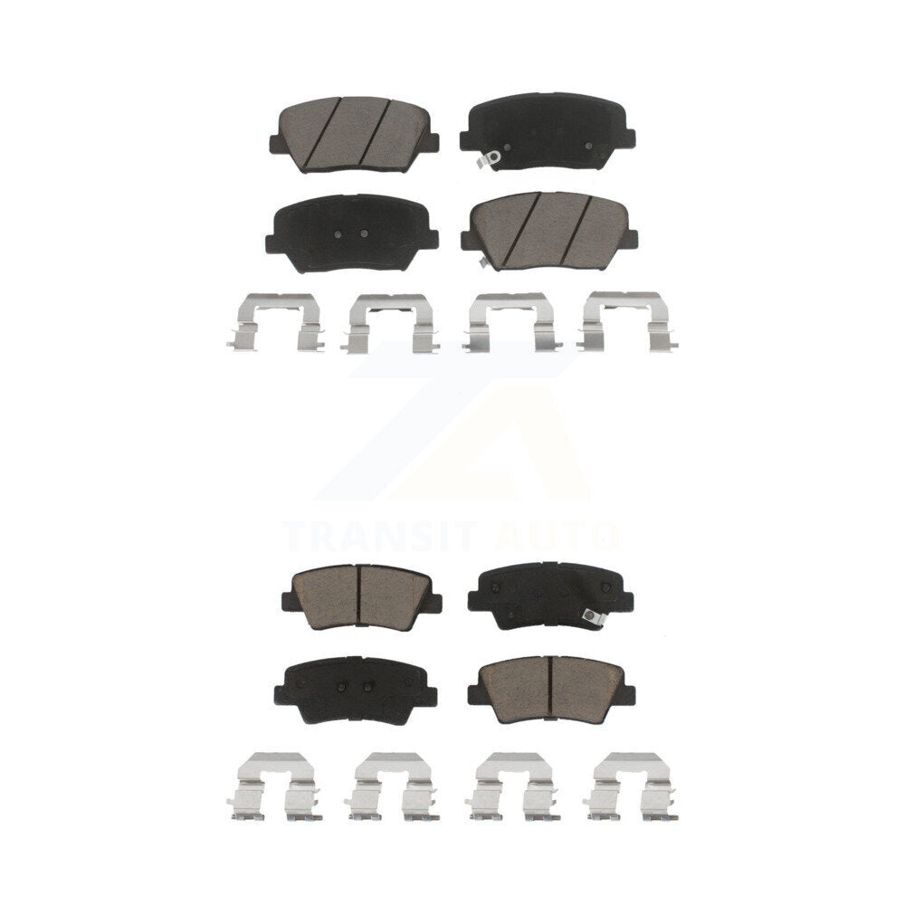 Kit de plaquettes de frein en céramique avant et arrière, pour Hyundai Azera 2012 – 2017 KCX-100481