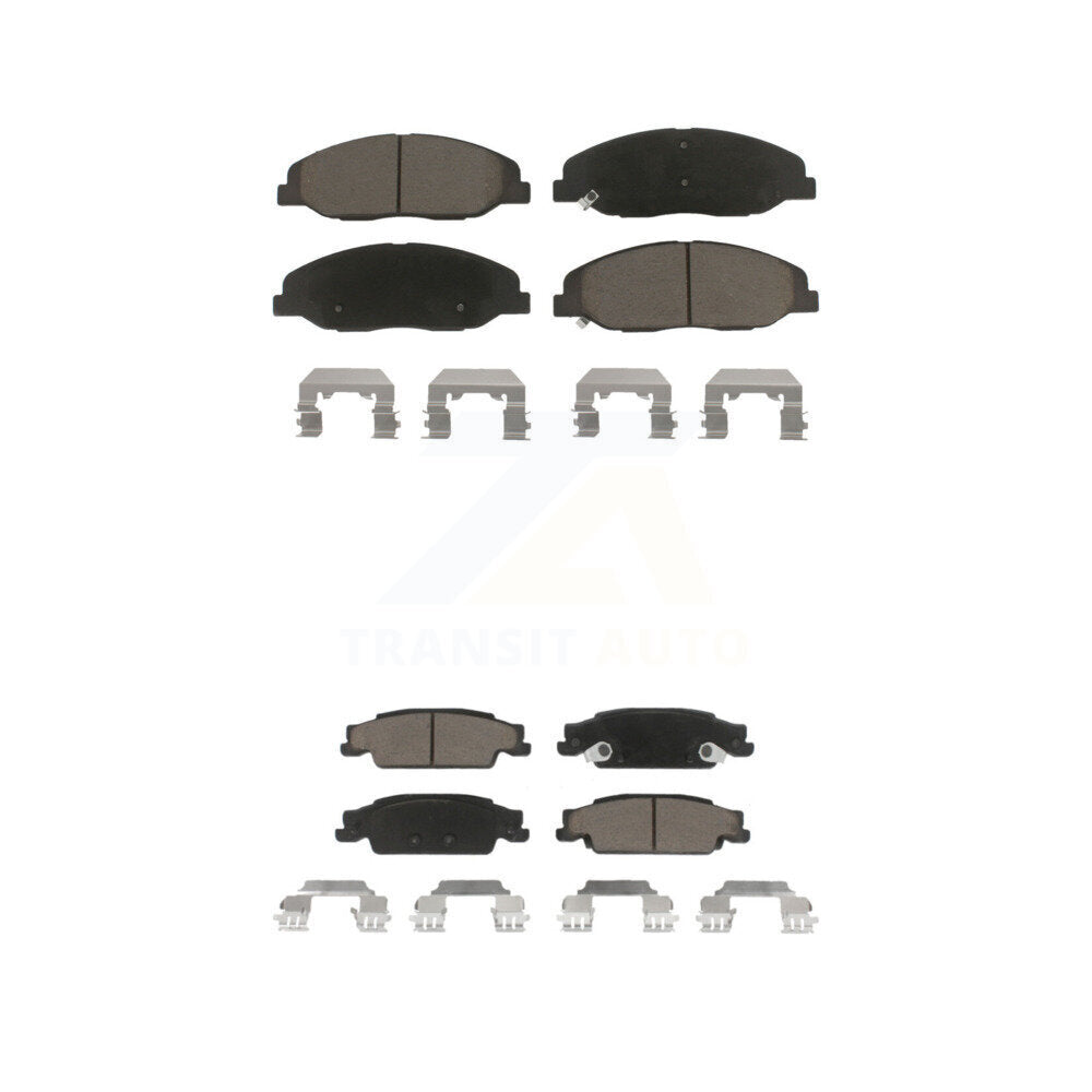 Kit de plaquettes de frein en céramique avant et arrière pour Cadillac STS 2009-2011 avec freins de base