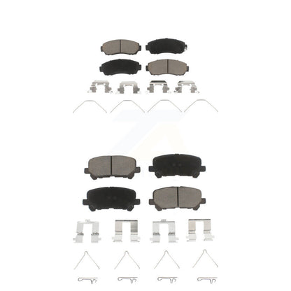 Kit de plaquettes de frein en céramique avant et arrière pour Honda Odyssey 2011-2017 KCX-100491
