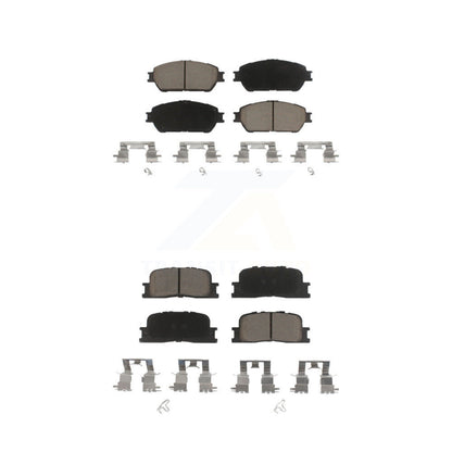 Kit de plaquettes de frein en céramique avant et arrière, pour Toyota Camry Lexus ES330 ES300 KCX-100496