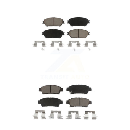 Kit de plaquettes de frein en céramique avant et arrière, pour Toyota Sienna 2004 – 2010 KCX-100499