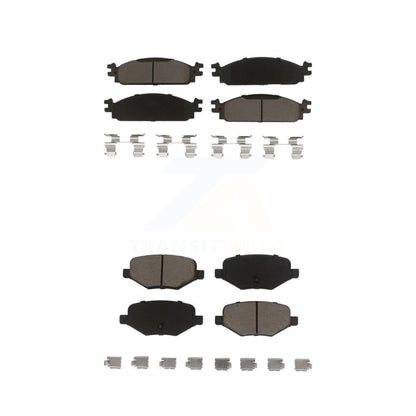 Kit de plaquettes de frein en céramique avant et arrière, pour Lincoln MKS 2009 – 2010 KCX-100504