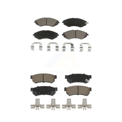 Kit de plaquettes de frein en céramique avant et arrière, pour Chevrolet Spark EV KCX-100506