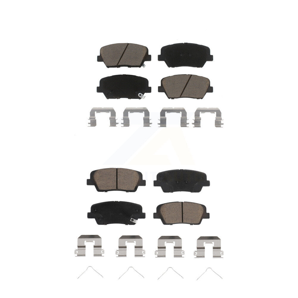 Kit de plaquettes de frein en céramique avant et arrière, pour Kia Sorento Hyundai Santa Fe Sport