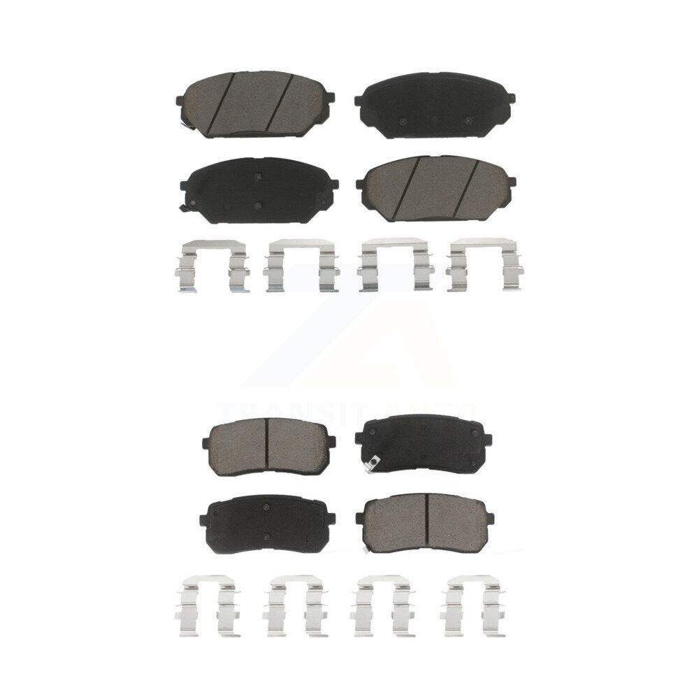 Kit de plaquettes de frein en céramique avant et arrière, pour Hyundai Veracruz 2007 – 2012 KCX-100516