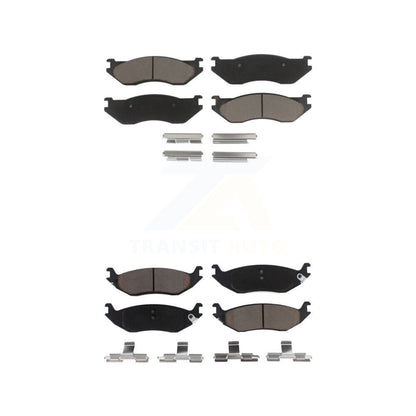 Kit de plaquettes de frein en céramique avant et arrière, pour Dodge Ram 1500 KCX-100520