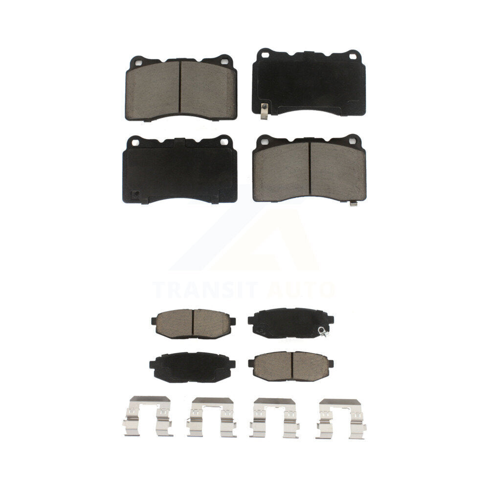 Kit de plaquettes de frein avant et arrière en céramique pour base Subaru BRZ 2017 avec freins Brembo