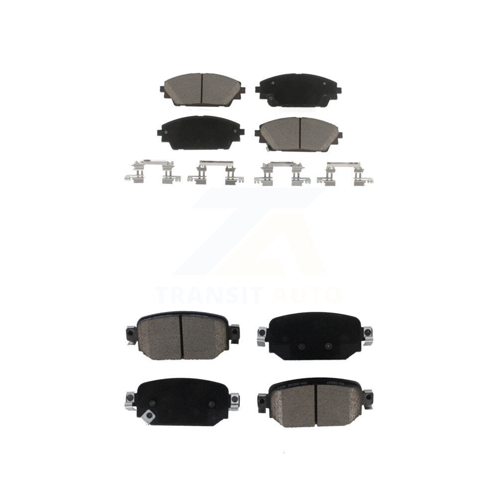 Kit de plaquettes de frein en céramique avant et arrière pour Mazda CX-3 2019 – 2022 KCX-100523
