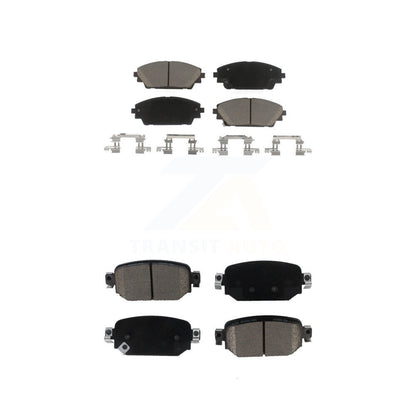 Kit de plaquettes de frein en céramique avant et arrière pour Mazda CX-3 2019 – 2022 KCX-100523