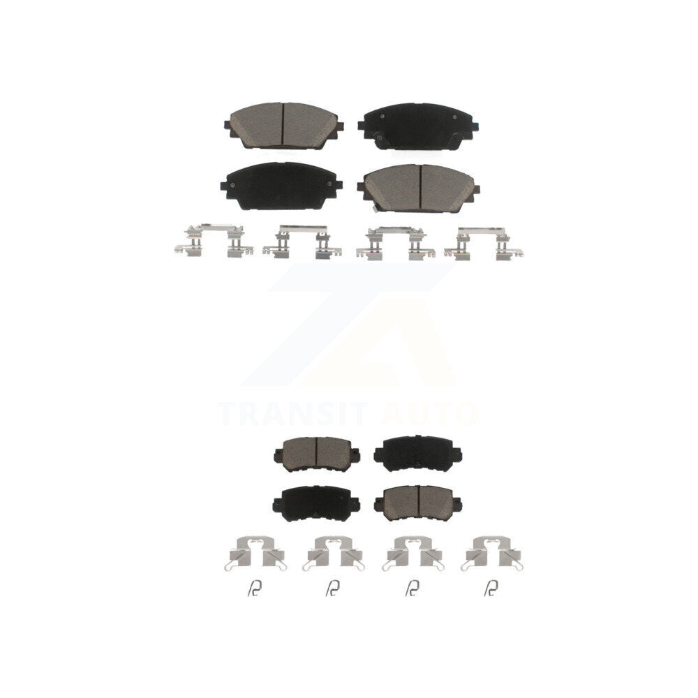 Kit de plaquettes de frein en céramique avant et arrière, pour Mazda CX-3 2016 – 2018 KCX-100524