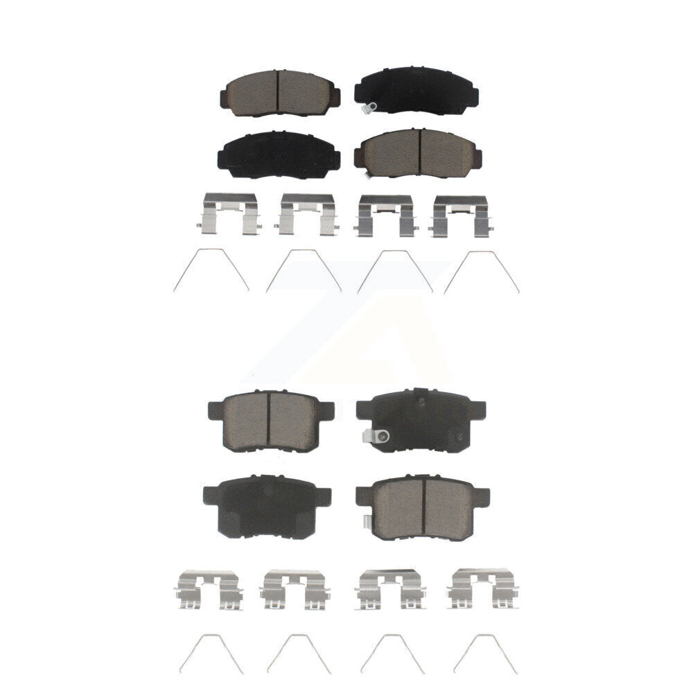 Kit de plaquettes de frein en céramique avant et arrière, pour Honda Accord Acura TSX KCX-100527
