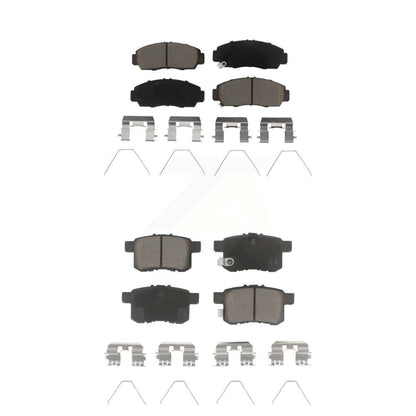Kit de plaquettes de frein en céramique avant et arrière, pour Honda Accord Acura TSX KCX-100527