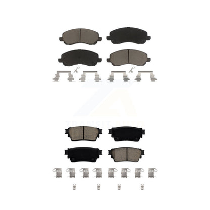 Kit de plaquettes de frein en céramique avant et arrière, pour Mitsubishi Outlander KCX-100532