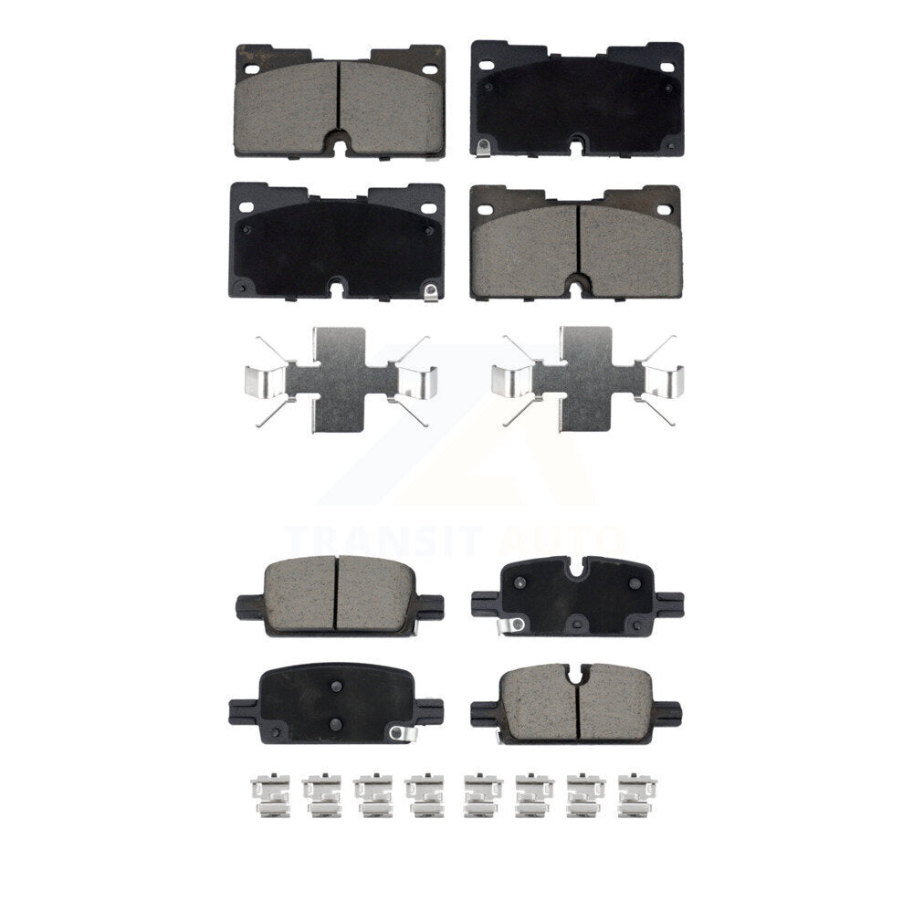 Kit de plaquettes de frein en céramique avant et arrière, pour GMC Chevrolet Silverado 1500 Sierra Yukon