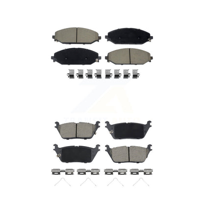 Kit de plaquettes de frein en céramique avant et arrière, pour Ram 1500 Jeep Wagoneer Grand L KCX-100538