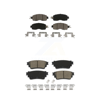 Kit de plaquettes de frein en céramique avant et arrière pour Nissan Altima KCX-100543