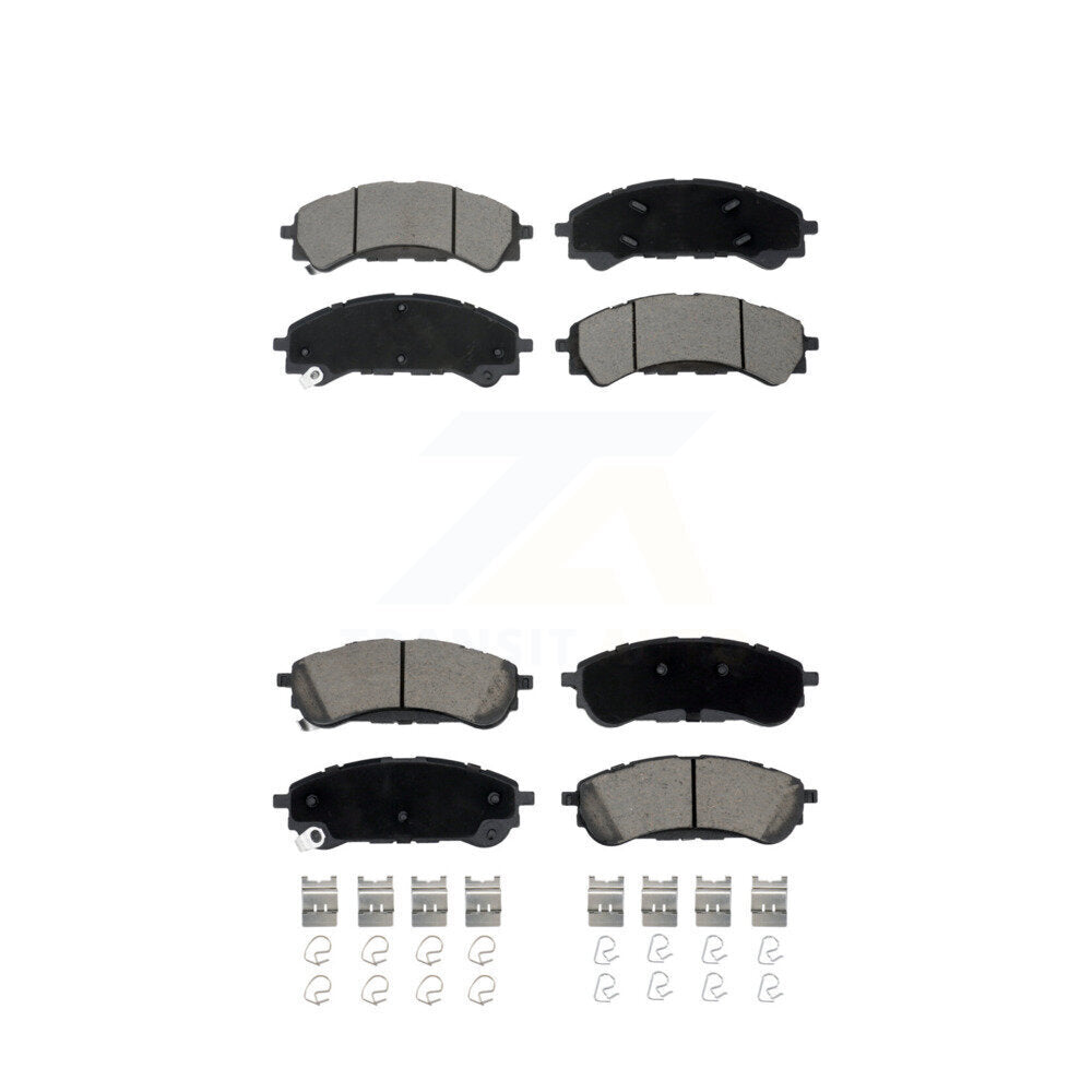 Kit de plaquettes de frein en céramique avant et arrière pour Ford Ranger 2019-2023 KCX-100547